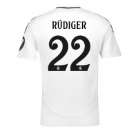 Stroje piłkarskie Real Madrid Antonio Rudiger #22 Koszulka Podstawowej 2024-25 Krótki Rękaw